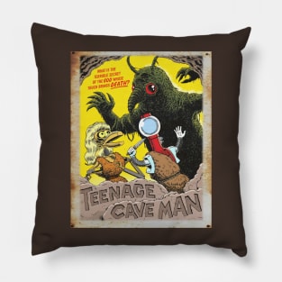 Mystery Science Rusty Barn Sign 3000 - Teenage Caveman Pillow