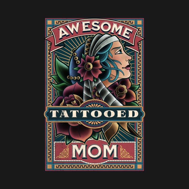 Awesome Tattooed Mom by danielcolumna_art