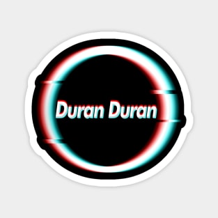 Glitch art - Duran Duran Magnet