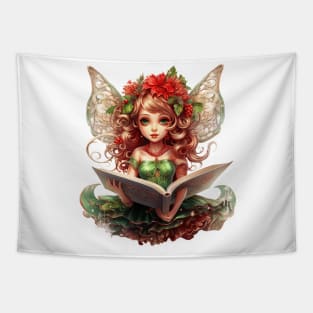 Fairy Christmas Girl Tapestry