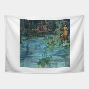 Mystery Wine Fountain Tapestry