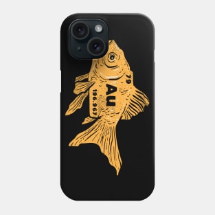 Periodic Table Element Goldfish Phone Case