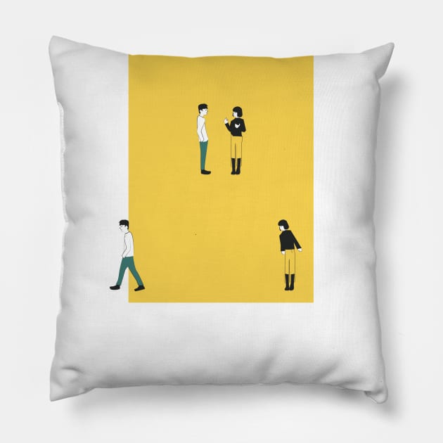 A Boy and Girl Story Pillow by echosantos