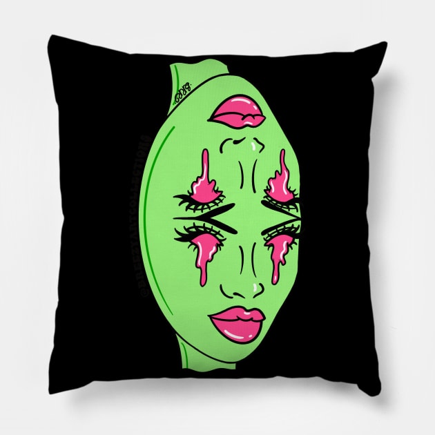 Gemini Season Pillow by BreezyArtCollections 