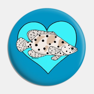 Panther Grouper Love Pin