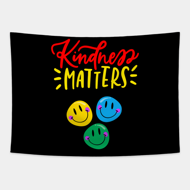 Kindness matters Tapestry by Drawab Designs