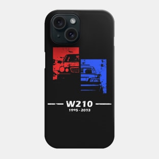 W210 classic limousine colorful retro Phone Case