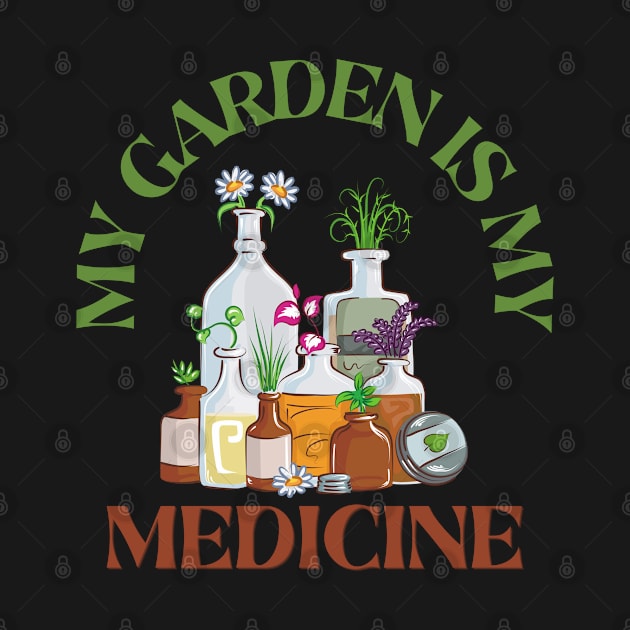 Garden Medicine - Herbal Botanical by Souls.Print
