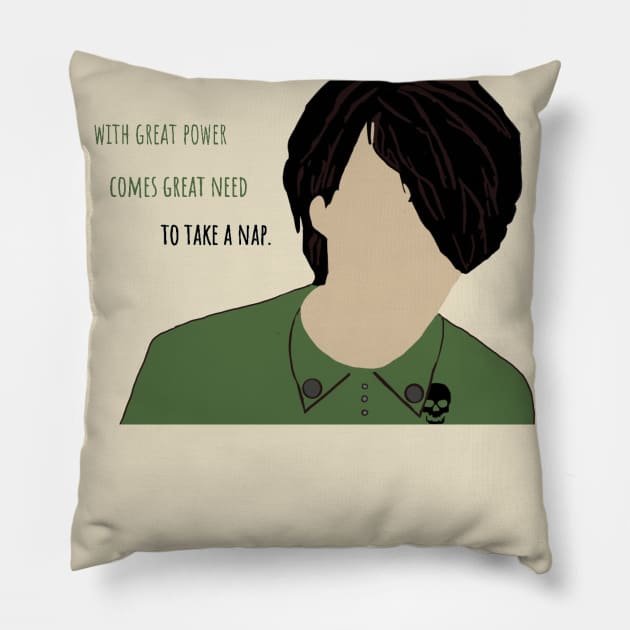 with great power... Pillow by sam_c