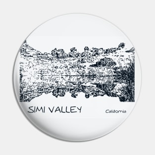 Simi Valley California Pin