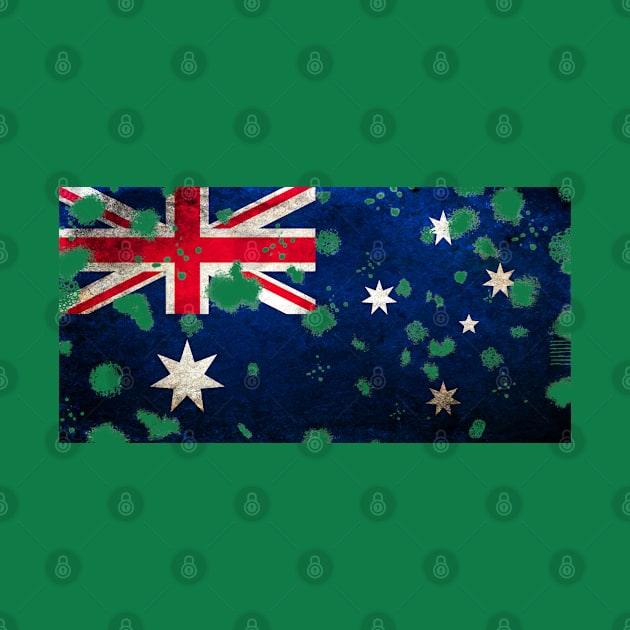 Australia Flag Grunge by Historia