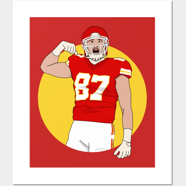 Travis Kelce - Took the art right off the wall