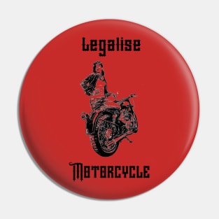 Motorcycle Shirt Legalize motorcycle Tees Biker Men Women Gift T-Shirt Pin