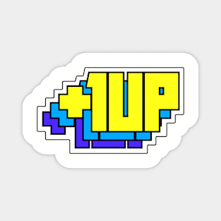 1 Up One up Life Video games Retro gaming Magnet