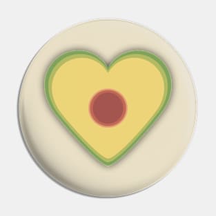 Avocado in My Heart Pin