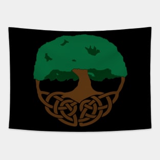 Celtic Knotwork Tree Tapestry