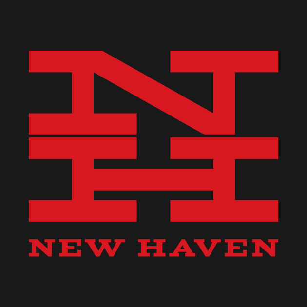 New Haven Railroad 1954 Red Logo With Name by MatchbookGraphics