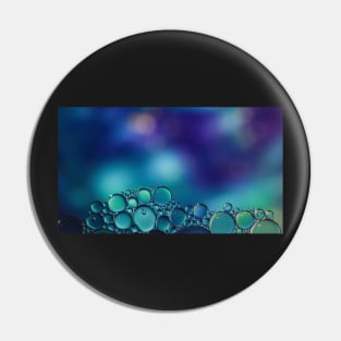 Colorful blurry background, ornament made of soft clear bubbles Pin