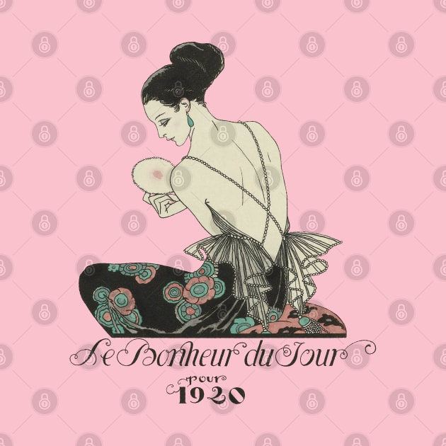 Cover design, Le Bonheur du Jour 1920 by UndiscoveredWonders