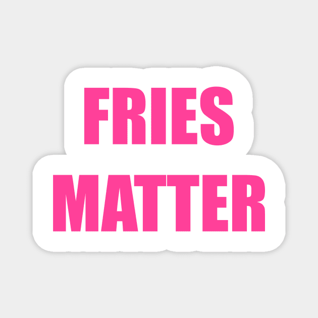 Fries Matter iCarly Penny Tee Magnet by voidstickers