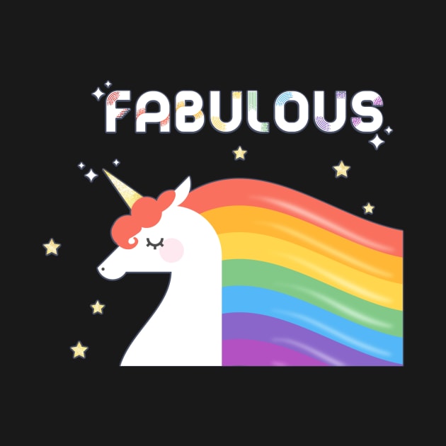 Fabulous Sparkling Rainbow Unicorn by LittleBunnySunshine