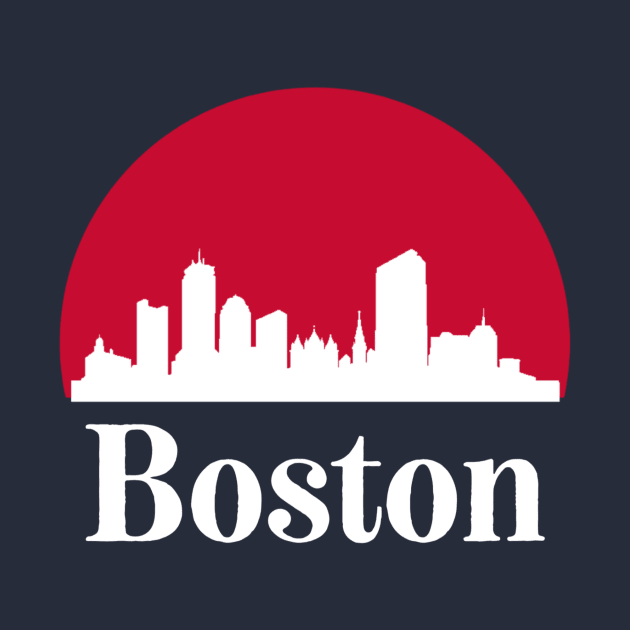 Boston city skyline by Sloop