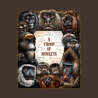 A Troop of Monkeys T-Shirt