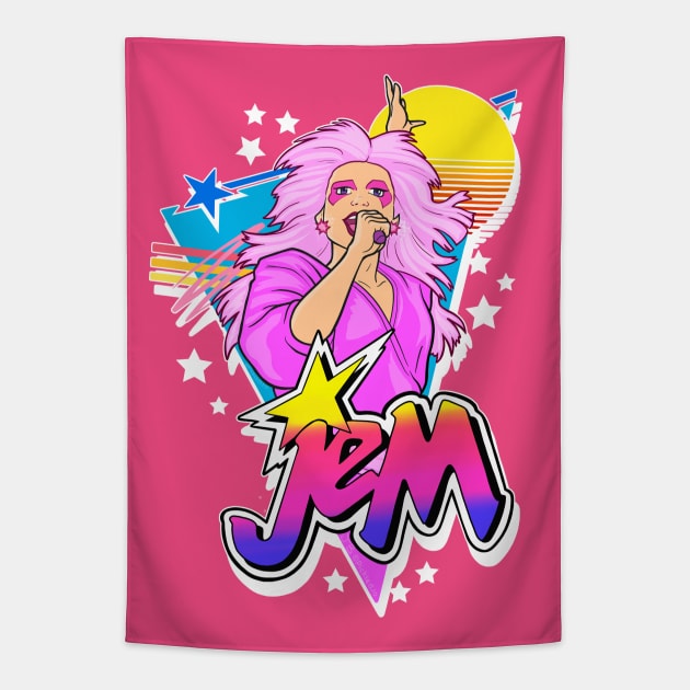 Singing Jem. Tapestry by Sketchy