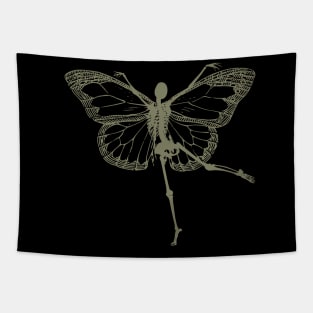 Fairy Skeleton Butterfly Dancer Tapestry