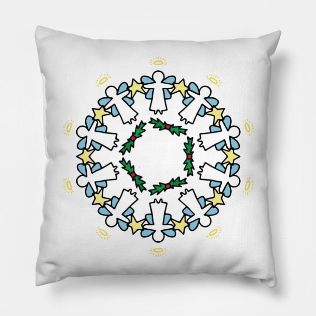 Ring of Angels Pillow by Nataliatcha23