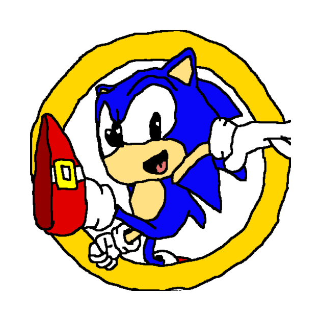 Classic sonic icon by onazila pixel