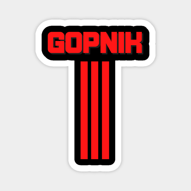 Gopnik Slavic Magnet by SybaDesign