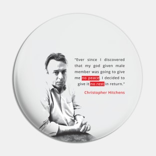 Christopher Hitchens quote Pin