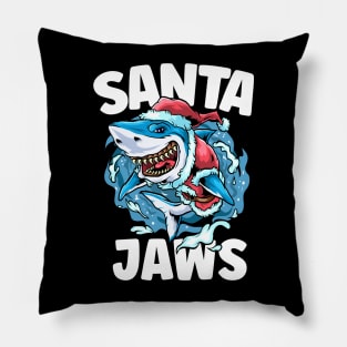 Santa Jaws - Christmas Pillow