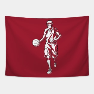 Seijuro Akashi in Action Custom Color Tapestry