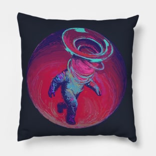 walking in the perception ball II Pillow