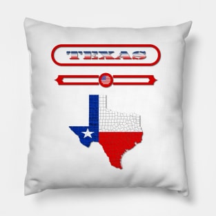 TEXAS STATE, UNITED STATES, USA. SAMER BRASIL Pillow