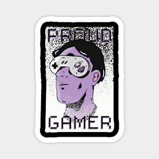 Proud Gamer Anime Design Manga Merch Magnet