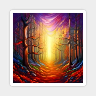 Forest Painting Magnet