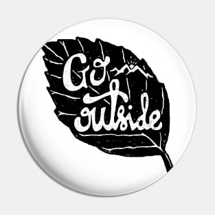 Go Outside (for Bright Color) Pin