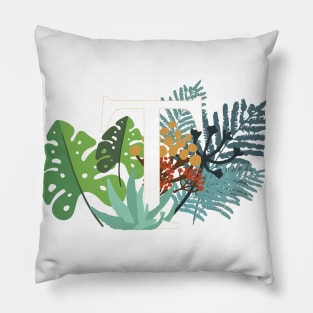 Plant Letter T Pillow