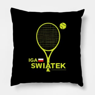 IGA SWIATEK, tennis player, Poland Pillow