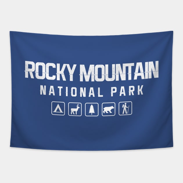 Rocky Mountain National Park, Colorado Tapestry by npmaps