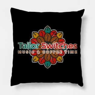 Tailor Switches Music & Cofee Time Pillow