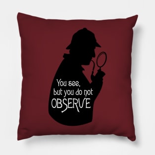 Sherlock Holmes Fan Pillow