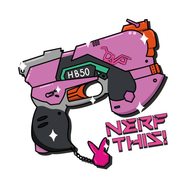 Nerf This! - Dva Weapon by AlexaLegacy