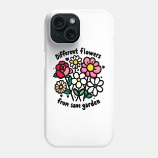Sibling Florals - A Family's Blossom Phone Case