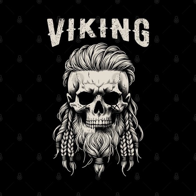 Viking Skull by Yopi