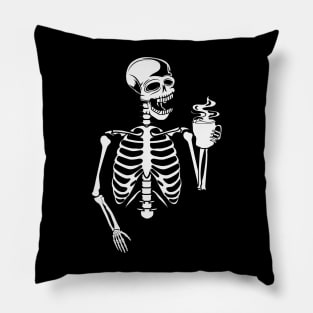 Skeleton coffee Pillow