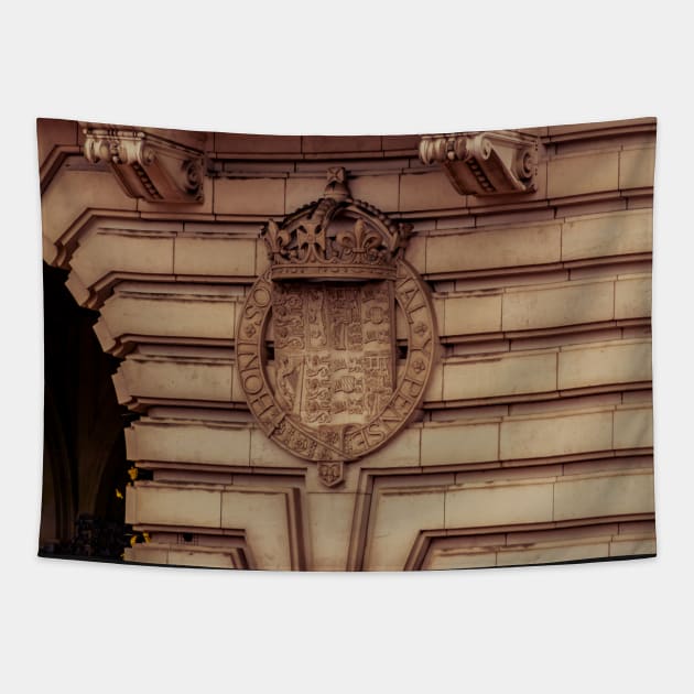 Buckingham Palace Detail Tapestry by Enzwell